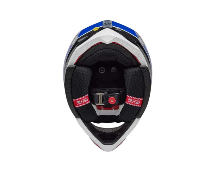Bell Helmets - MOTO-10 SPHERICAL RSD - White/Red/Blue