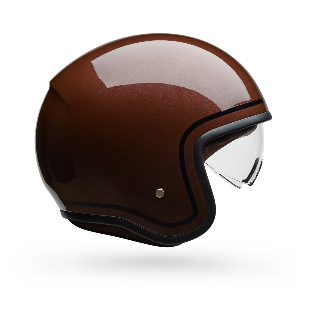 Bell Helmets – TX501 Open Face Helmet – Gloss Root Beer
