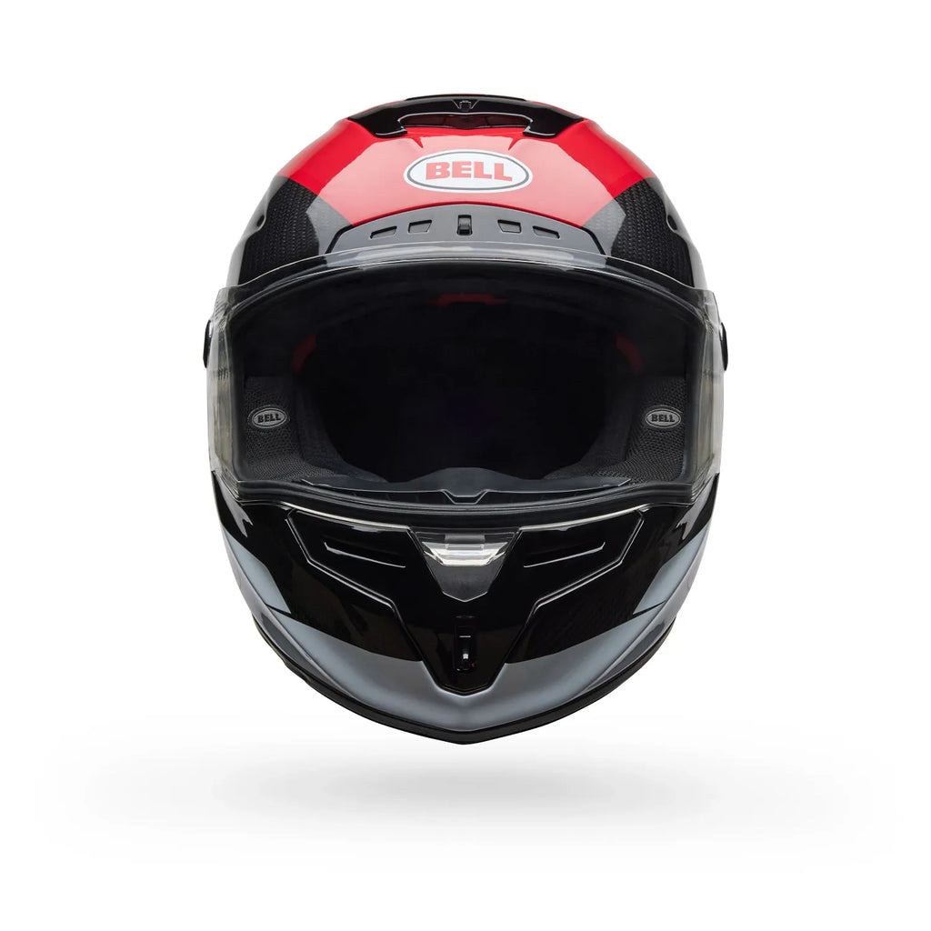 Bell Helmets – Race Star DLX Flex Full-Face Helmet – Corsa Gloss Red/White