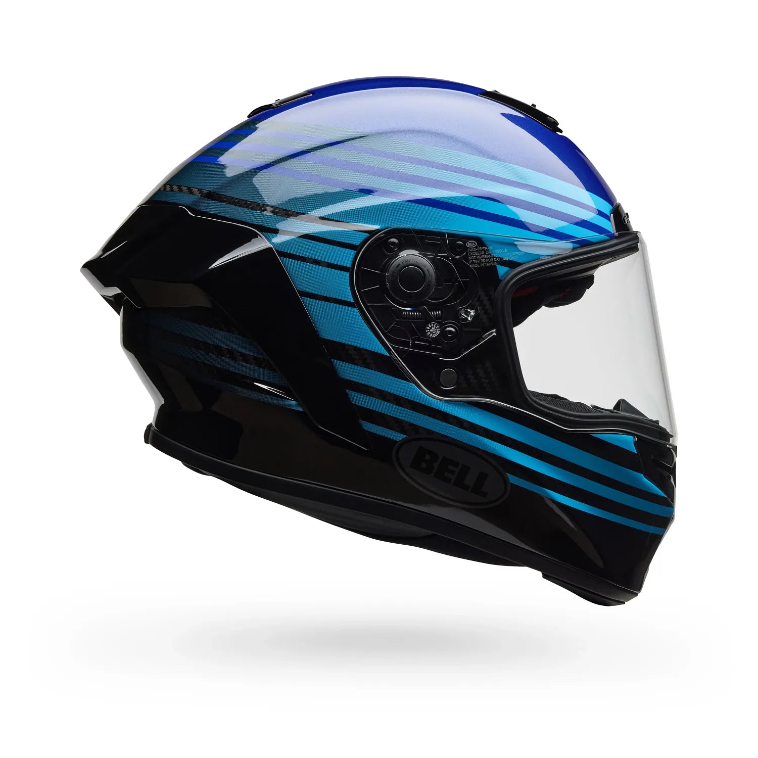 Bell Helmets – Race Star DLX Flex Full-Face Helmet – Dash Blue/Black Carbon