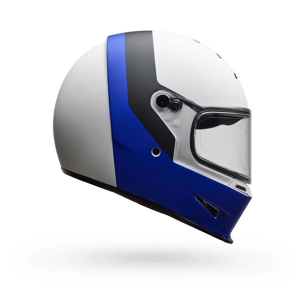 Bell Helmets – Eliminator Menace Full Face Helmets – Matte Blue/White