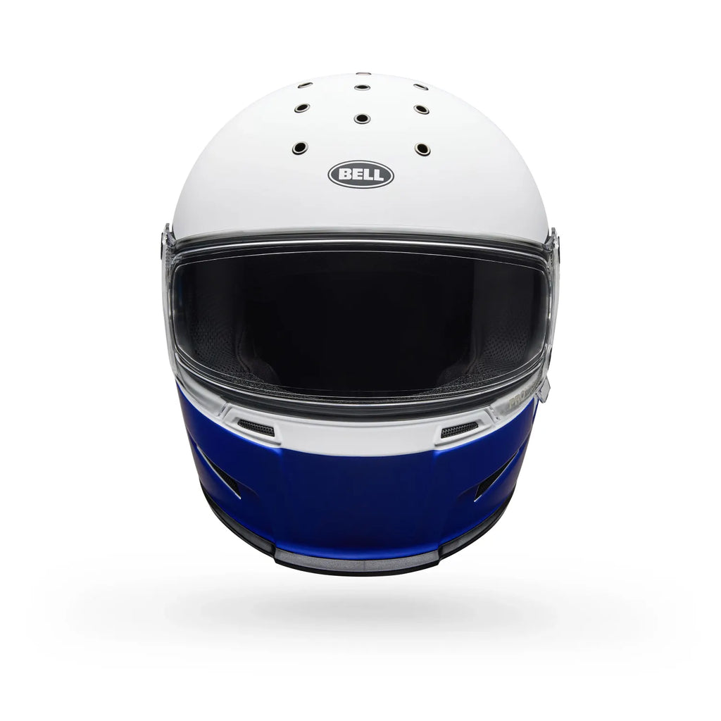 Bell Helmets – Eliminator Menace Full Face Helmets – Matte Blue/White