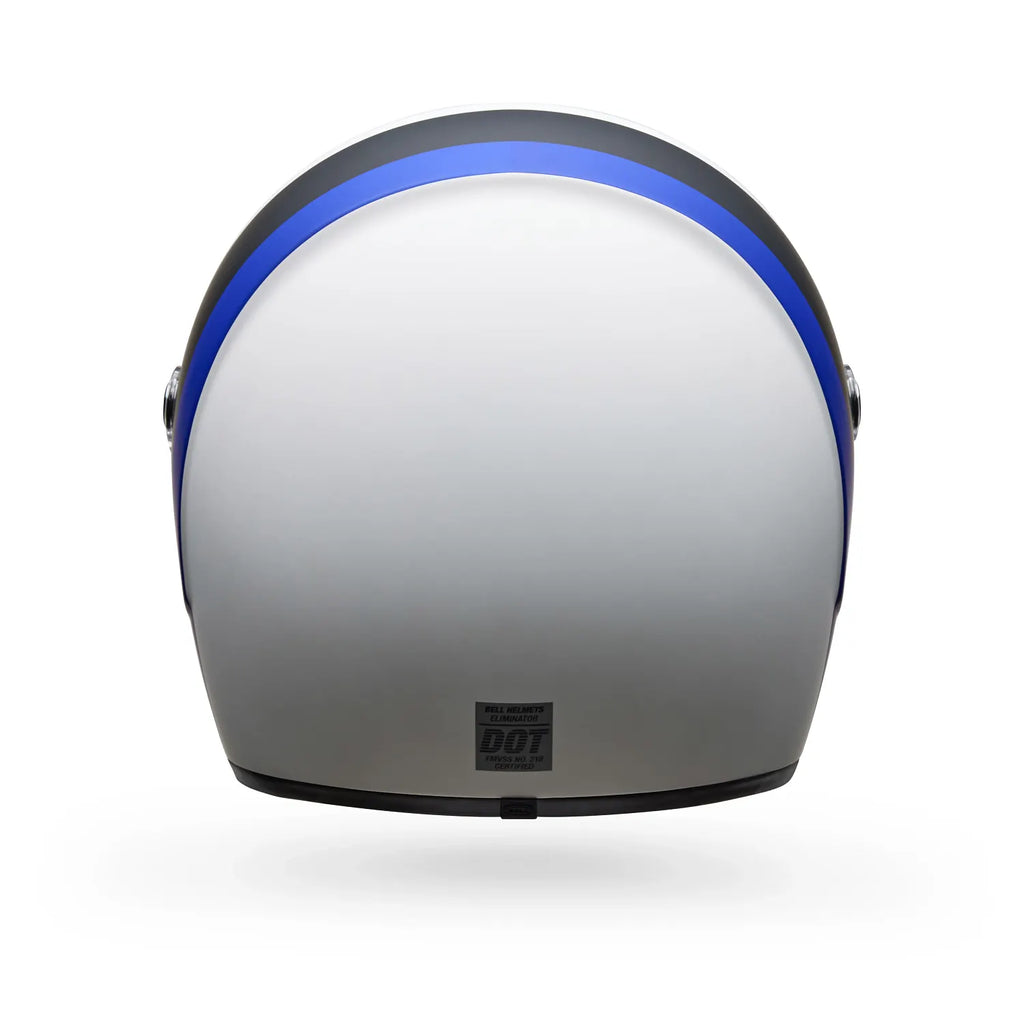 Bell Helmets – Eliminator Menace Full Face Helmets – Matte Blue/White