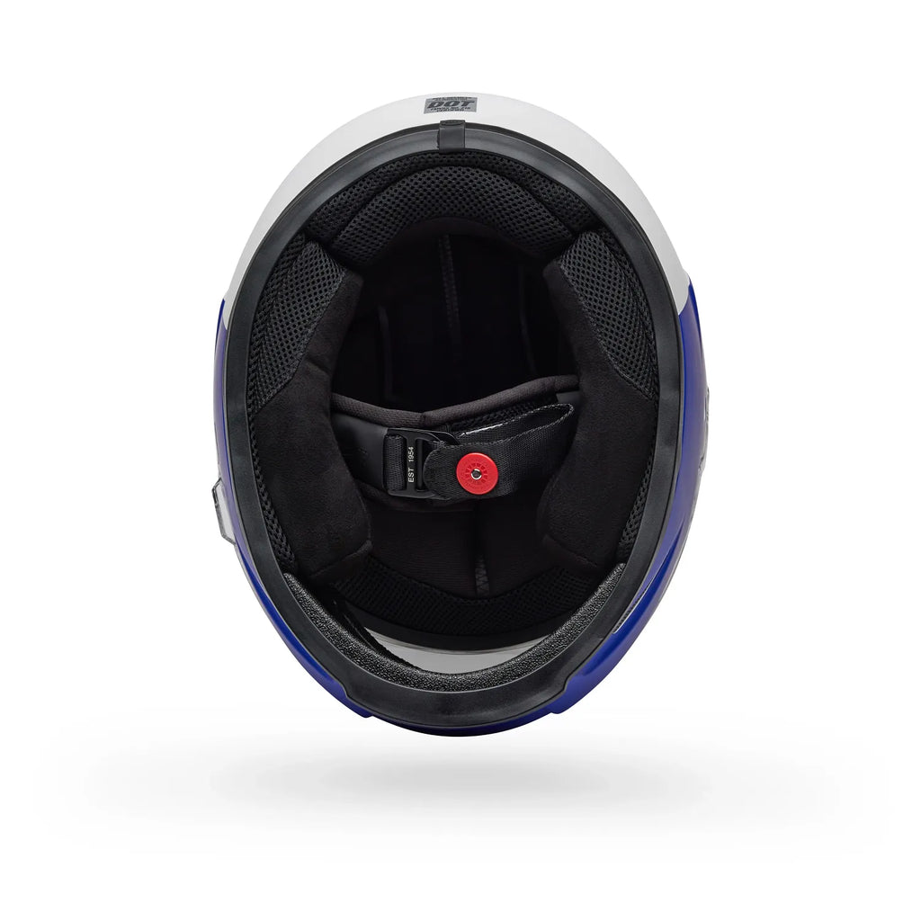 Bell Helmets – Eliminator Menace Full Face Helmets – Matte Blue/White