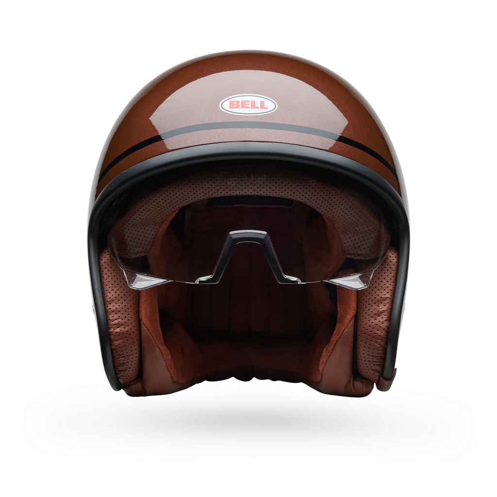 Bell Helmets – TX501 Open Face Helmet – Gloss Root Beer