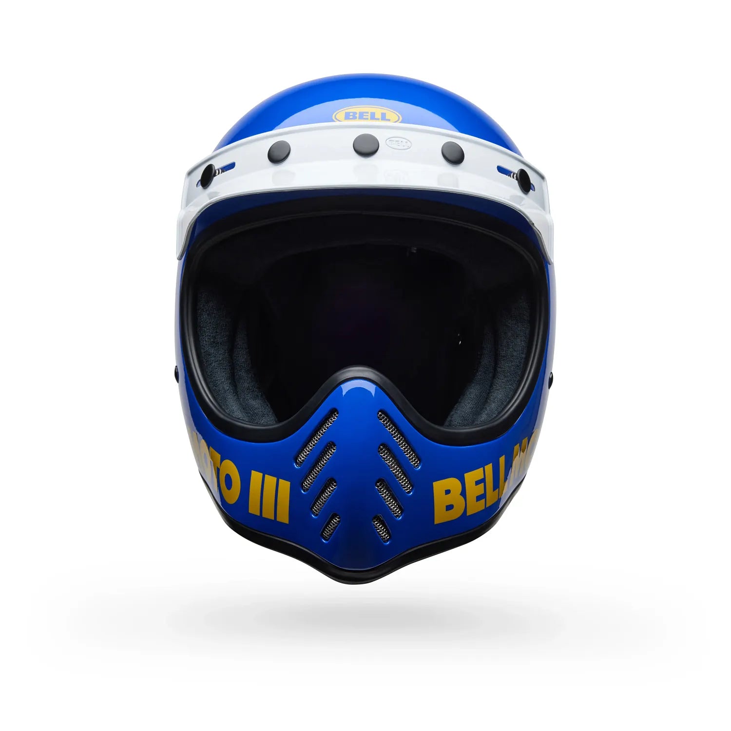Bell Helmets – Moto-3 Classic Full Face Helmets – Blue