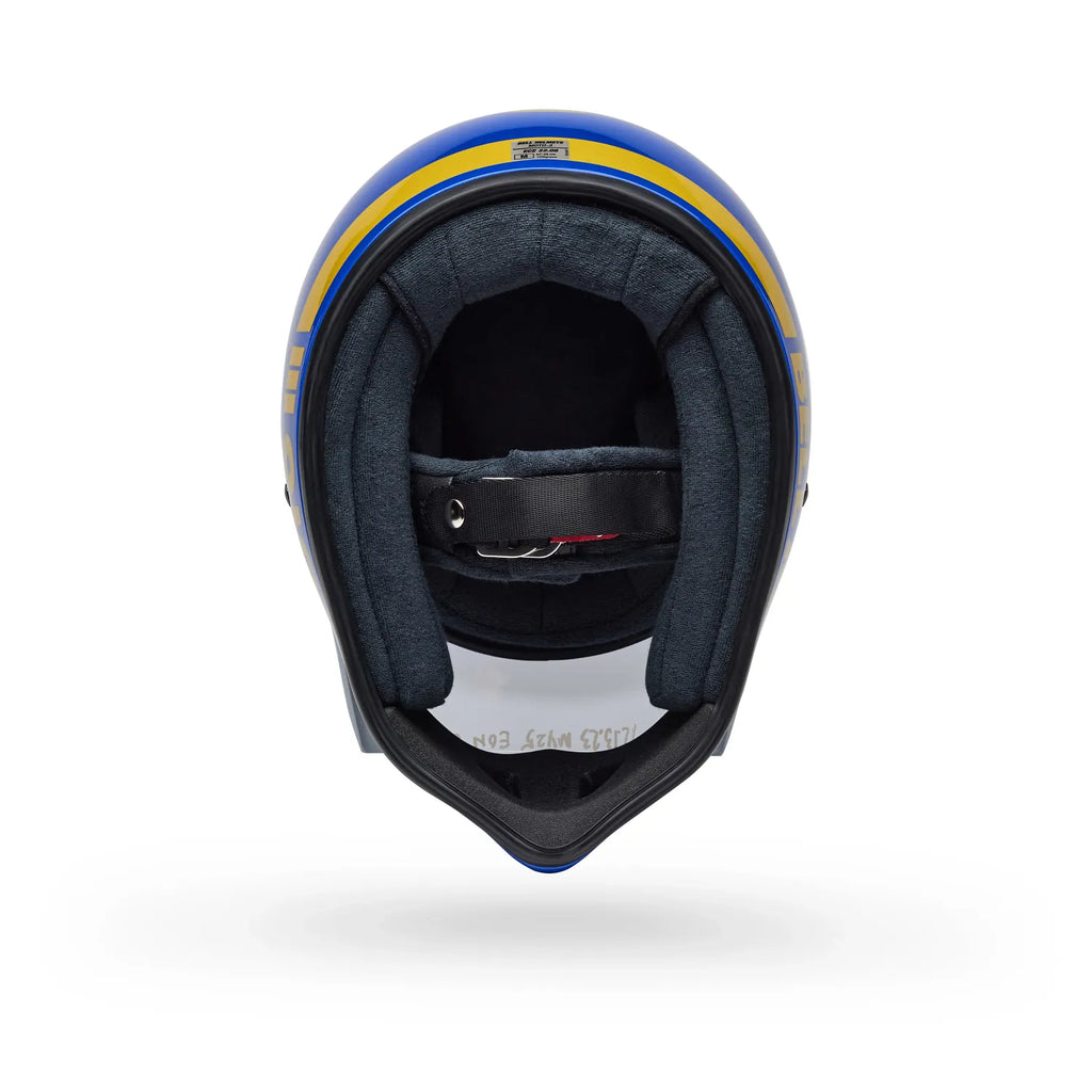 Bell Helmets – Moto-3 Classic Full Face Helmets – Blue