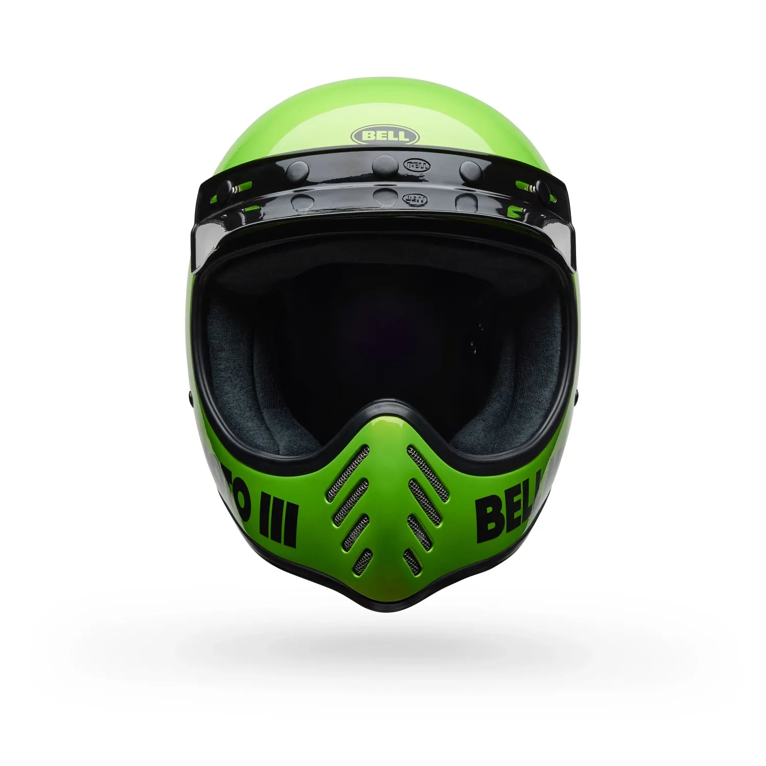Bell Helmets – Moto-3 Classic Full Face Helmet – Classic Gloss Green