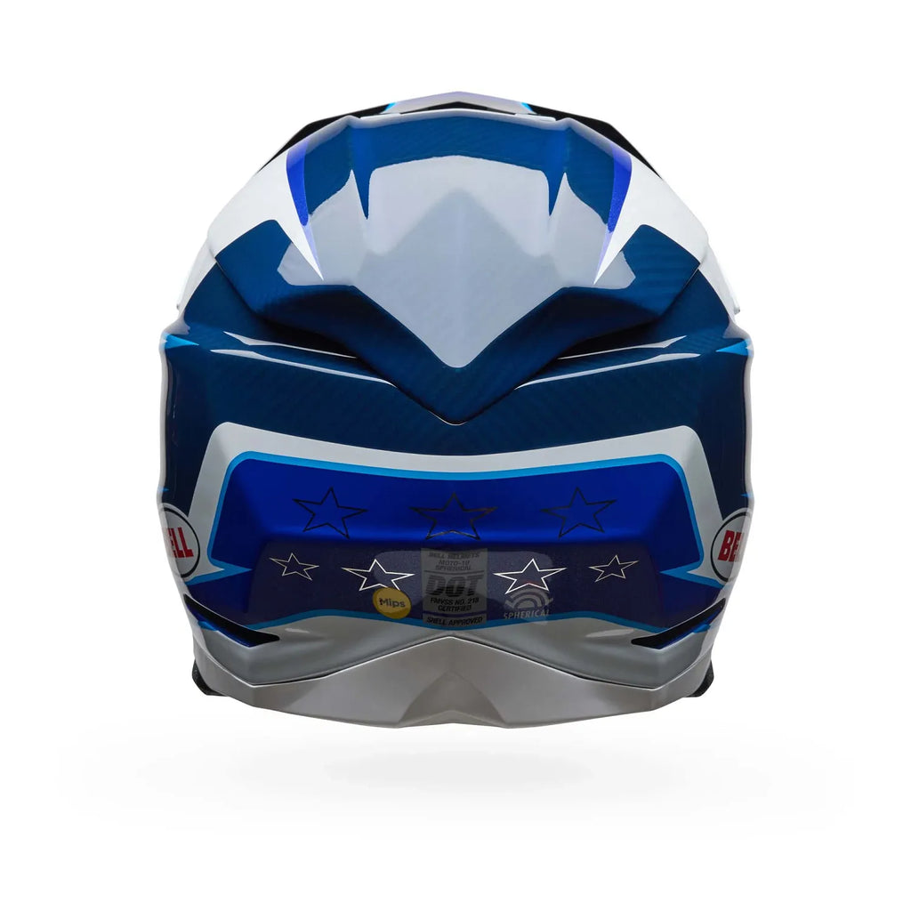 Bell Helmets - MOTO-10 SPHERICAL TOMAC 25 - Blue/WHITE