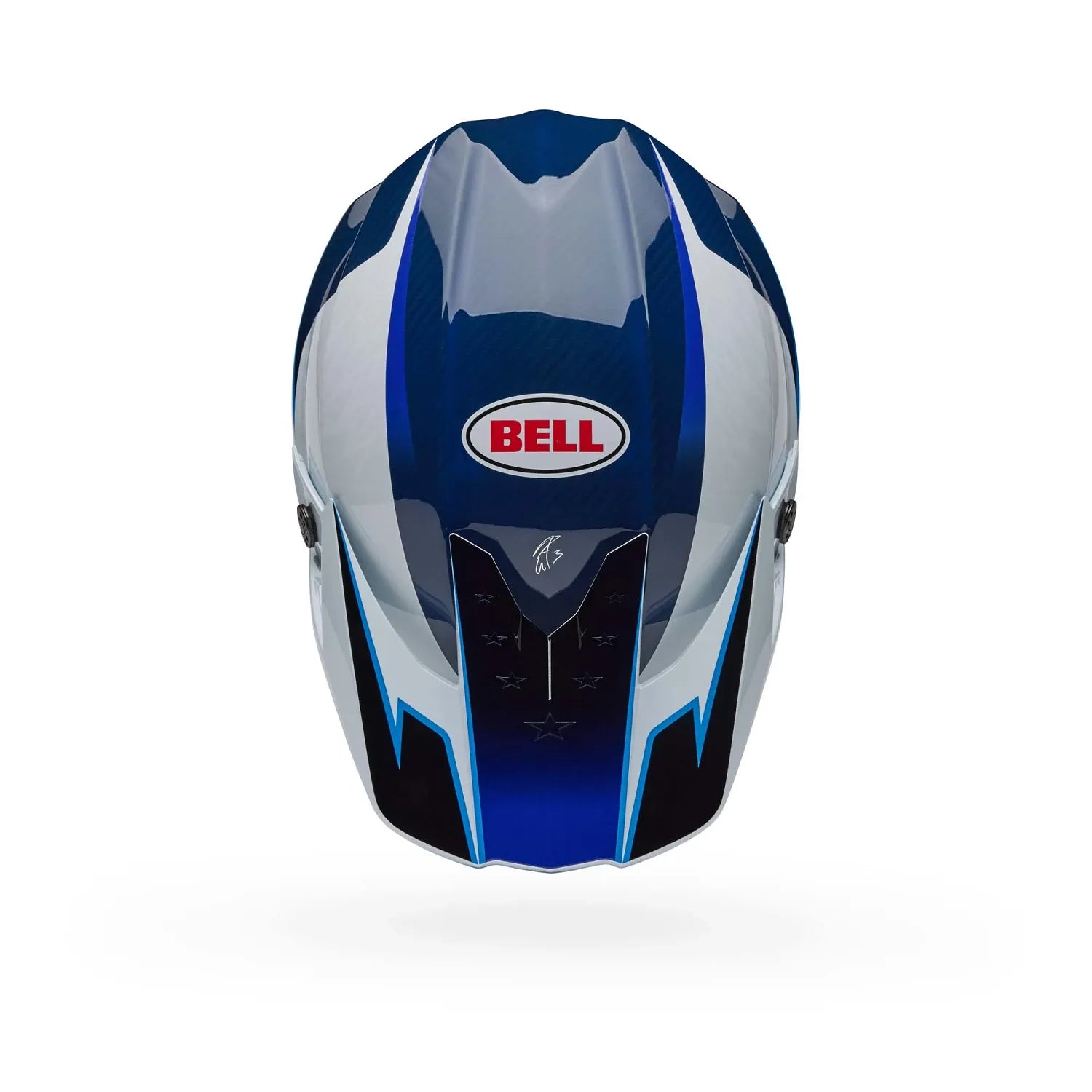 Bell Helmets - MOTO-10 SPHERICAL TOMAC 25 - Blue/WHITE