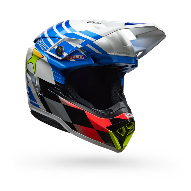 Bell Helmets - MOTO-10 SPHERICAL PC 25 - Blue/White