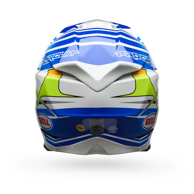 Bell Helmets - MOTO-10 SPHERICAL PC 25 - Blue/White