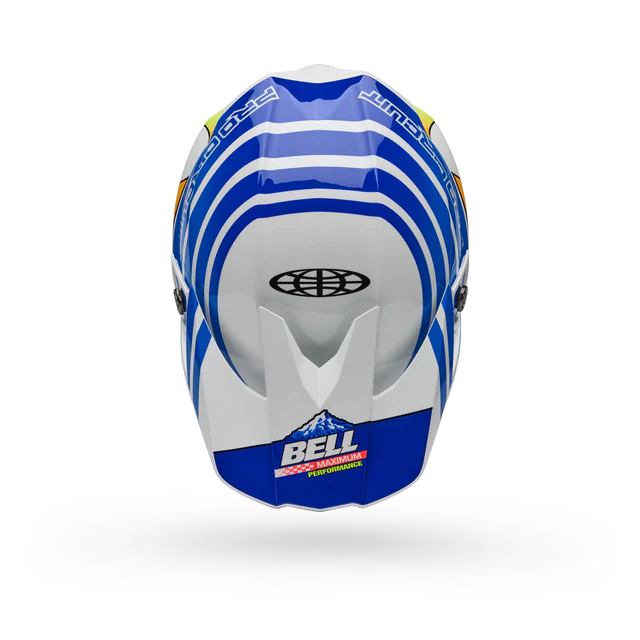Bell Helmets - MOTO-10 SPHERICAL PC 25 - Blue/White