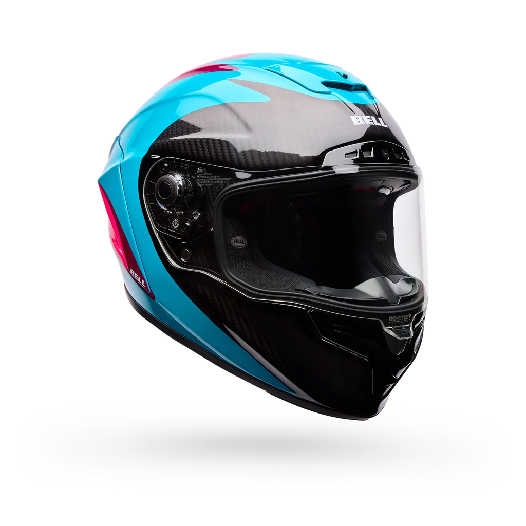 Bell Helmets – Race Star DLX Flex Fluid Full Face Helmets – Green/Pink