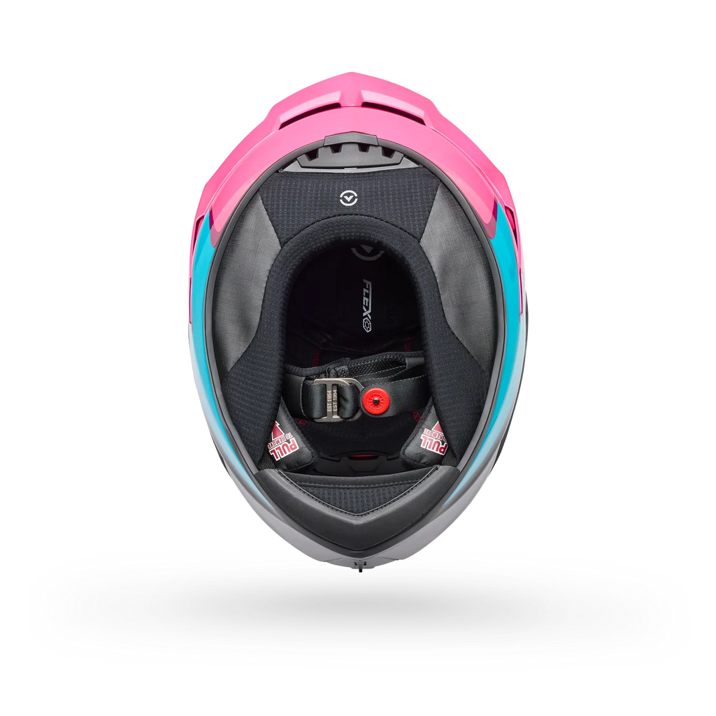 Bell Helmets – Race Star DLX Flex Fluid Full Face Helmets – Green/Pink