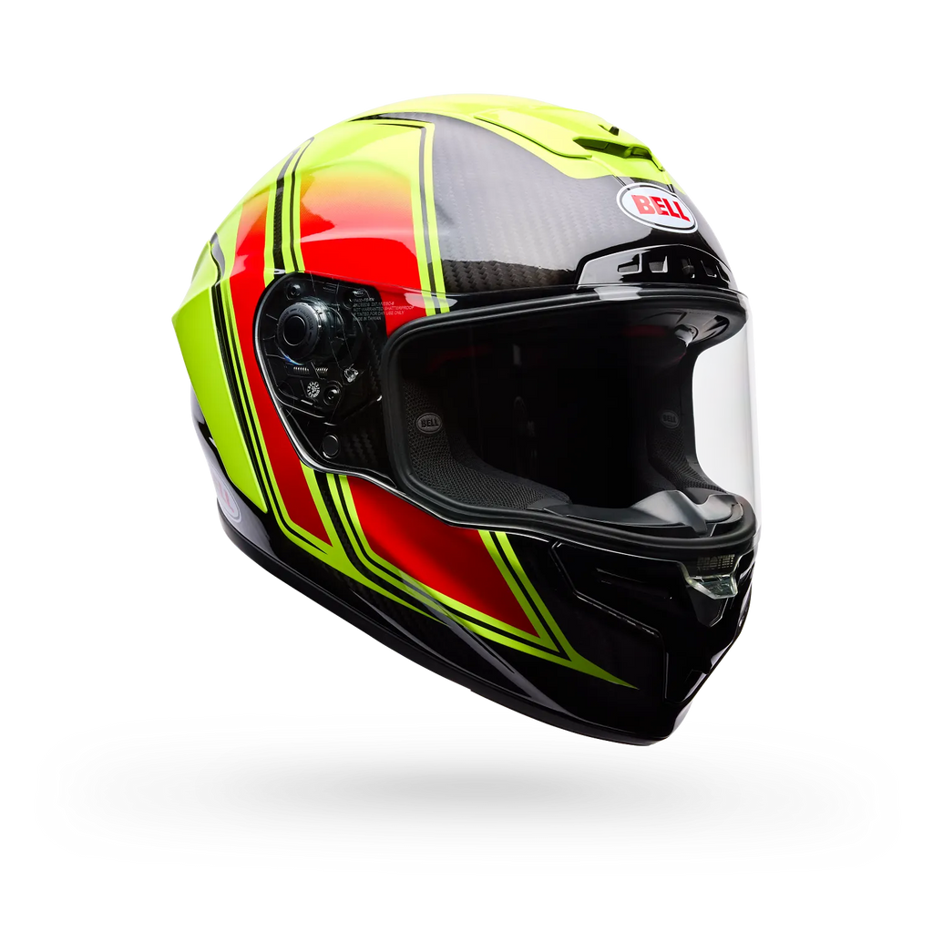 Bell Helmets – Race Star DLX Flex Full Face Helmet – Yellow Grid