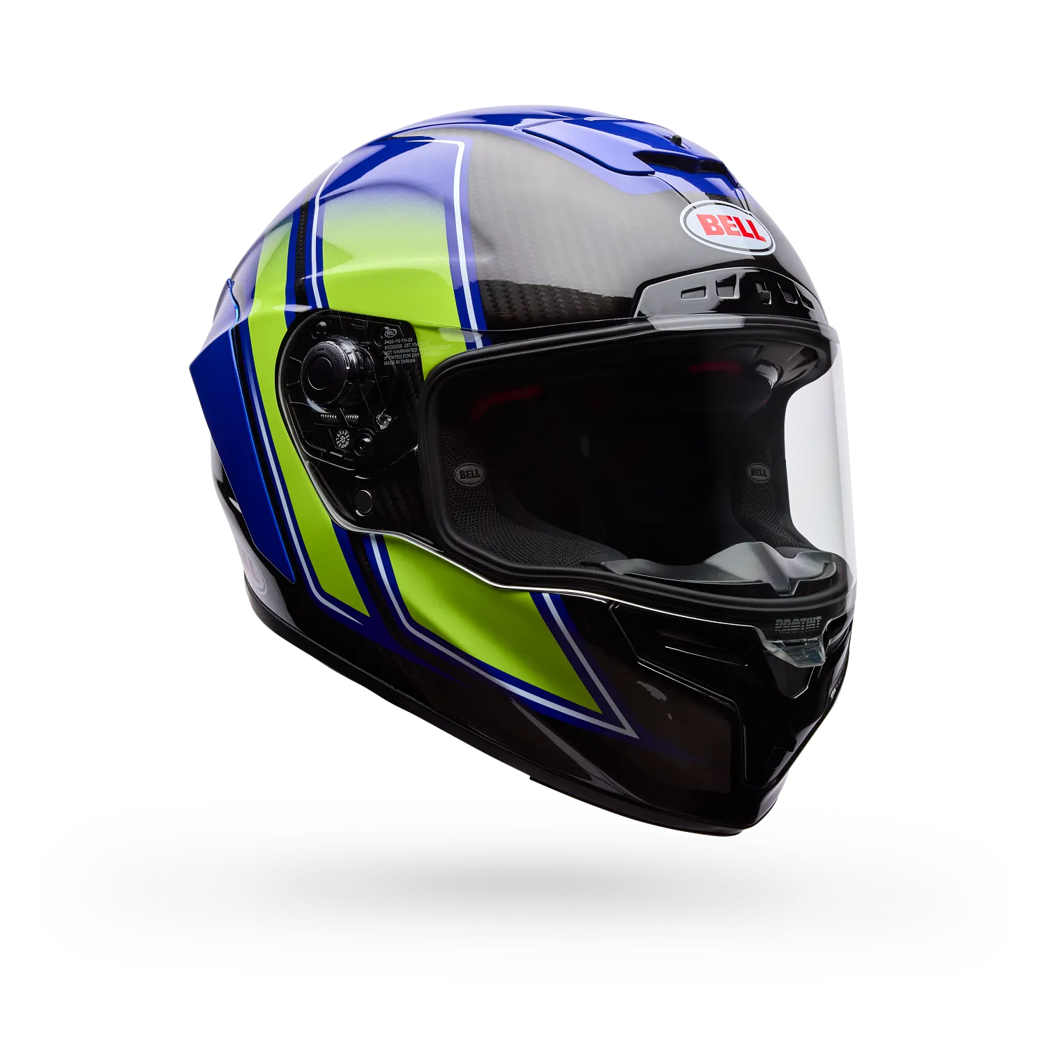 Bell Helmets – Race Star DLX Flex Grid Full Face Helmet – Blue/Yellow