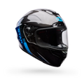 Bell Helmets – Race Star DLX Flex Strike Full Face Helmets – Blue Strike