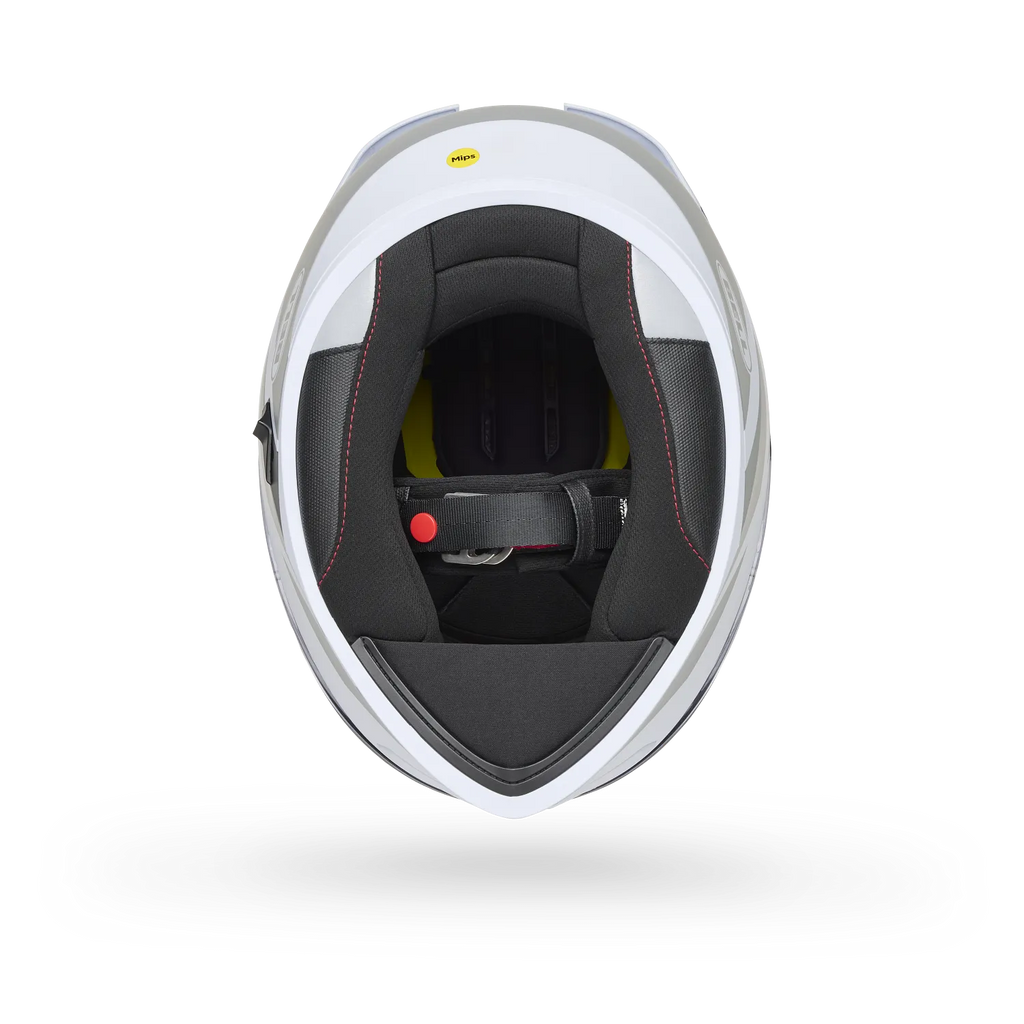 Bell Helmets – Lithium MIPS Full Face Helmet – White/Grey Tech