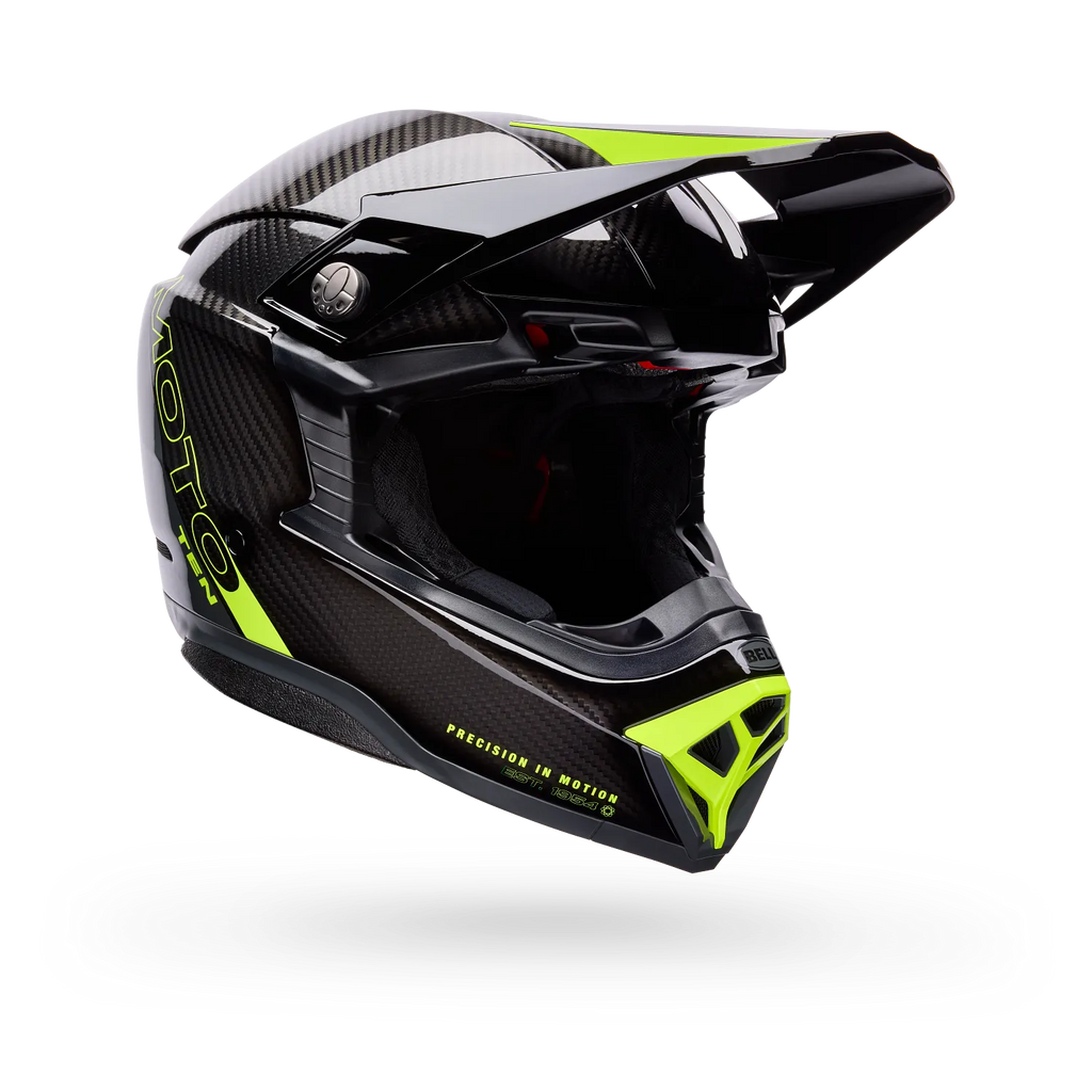 Bell Helmets - MOTO-10 SPHERICAL STRIKE - YELLOW/GREY