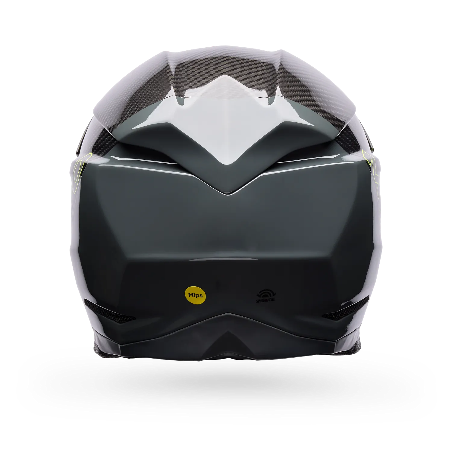 Bell Helmets - MOTO-10 SPHERICAL STRIKE - YELLOW/GREY
