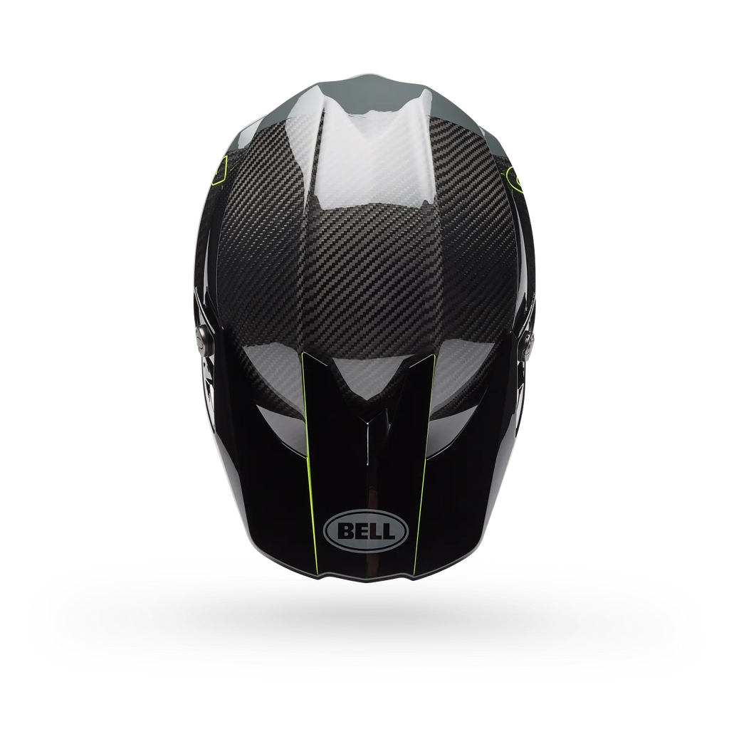 Bell Helmets - MOTO-10 SPHERICAL STRIKE - YELLOW/GREY