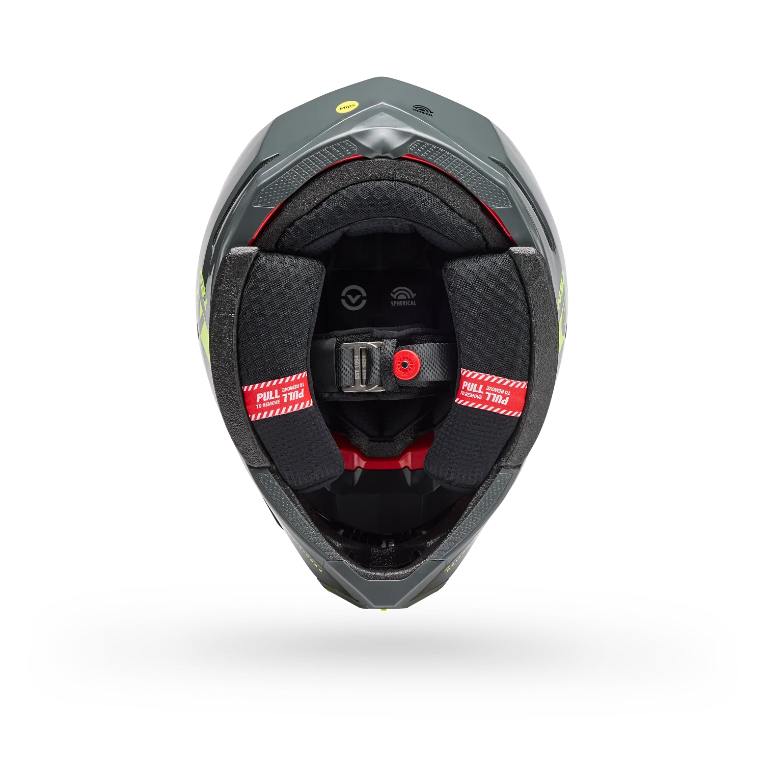 Bell Helmets - MOTO-10 SPHERICAL STRIKE - YELLOW/GREY