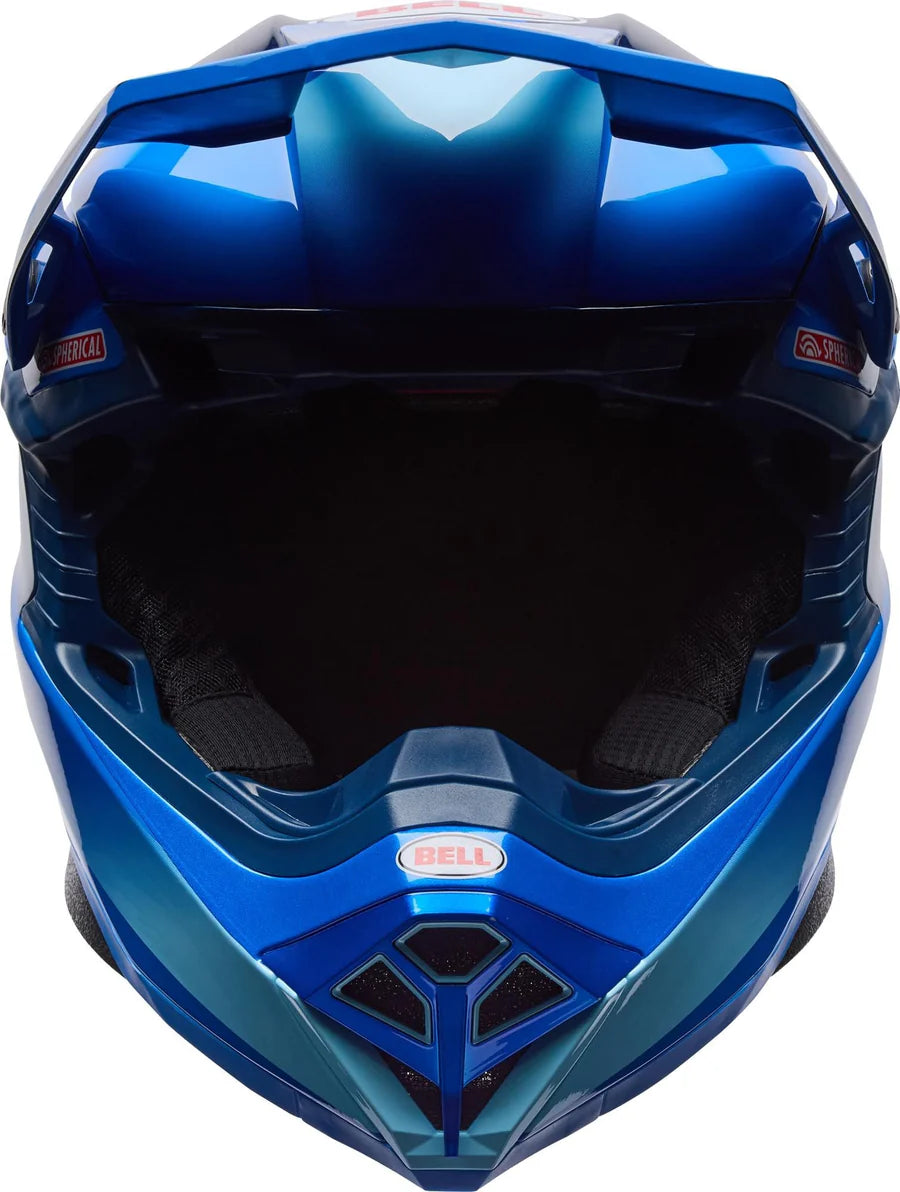 Bell Helmets Moto-10 Spherical ET3 Cortez Special Edition Blue Helmet