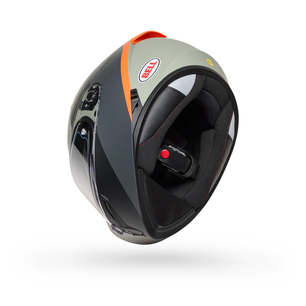 Bell Helmets – Lithium Bash MIPS Full Face Helmets – Grey/Orange