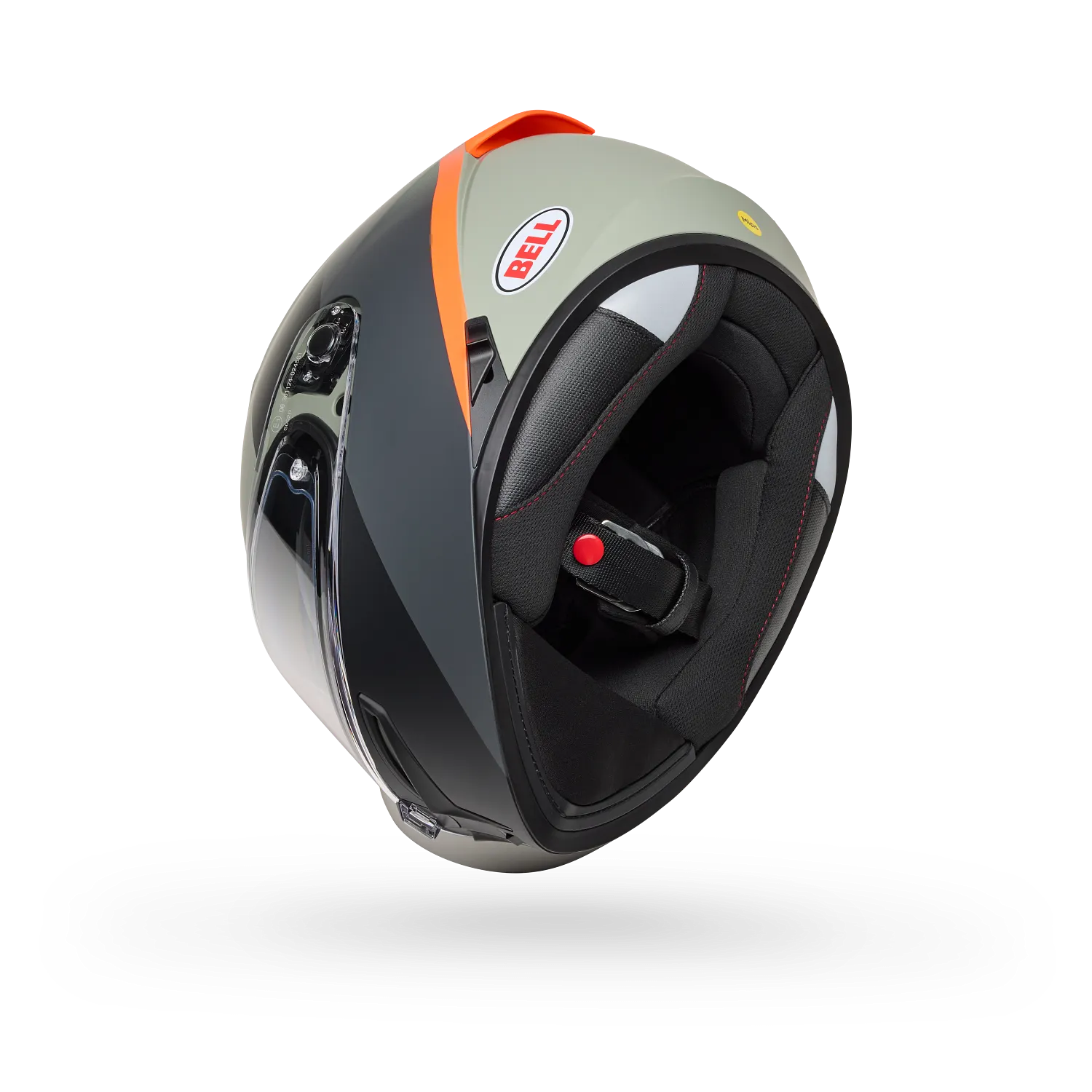 Bell Helmets – Lithium Bash MIPS Full Face Helmets – Grey/Orange