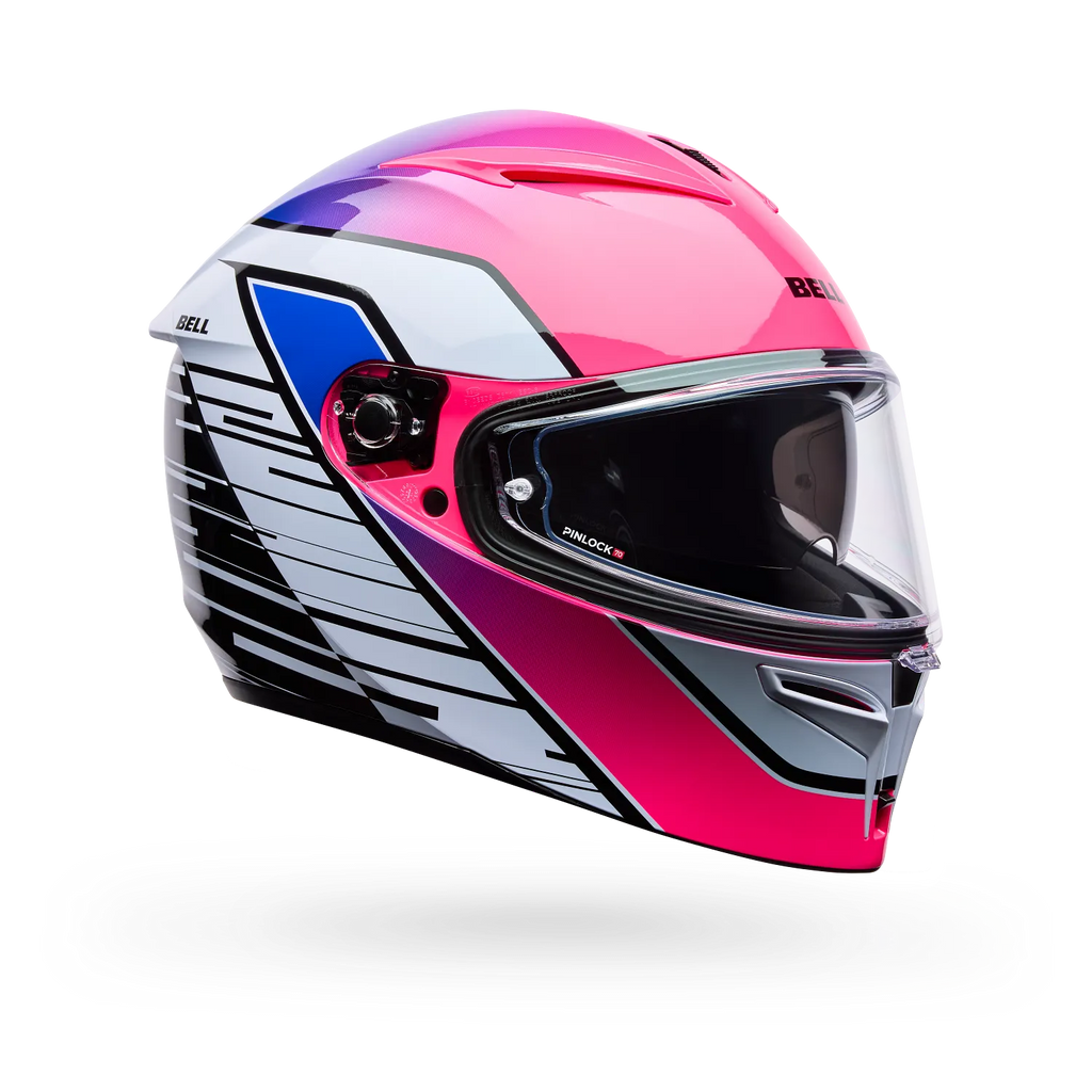 Bell Helmets – Lithium Transition MIPS Full Face Helmets – Purple/White