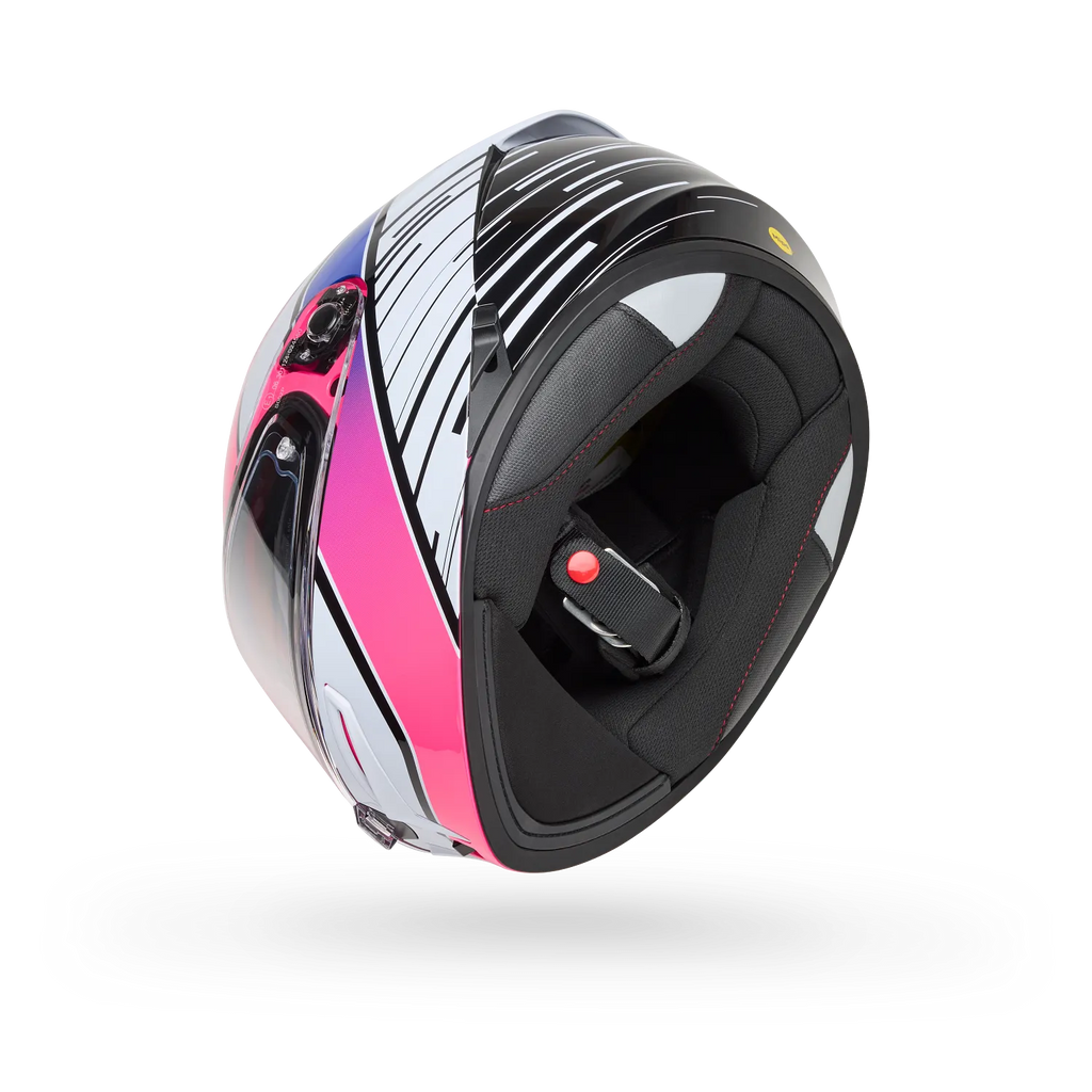 Bell Helmets – Lithium Transition MIPS Full Face Helmets – Purple/White