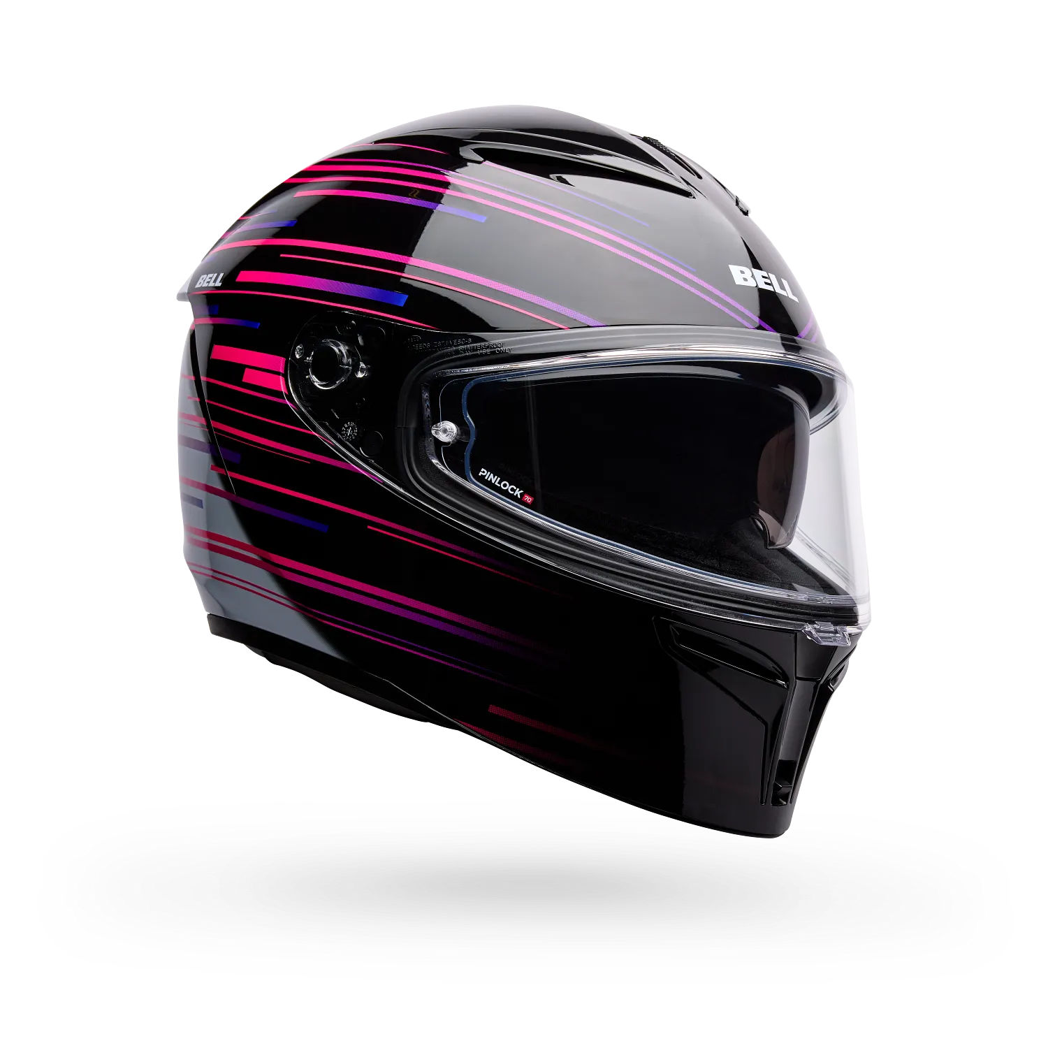 Bell Helmets - Lithium Velo – Black/Purpleple Full-Face Helmets