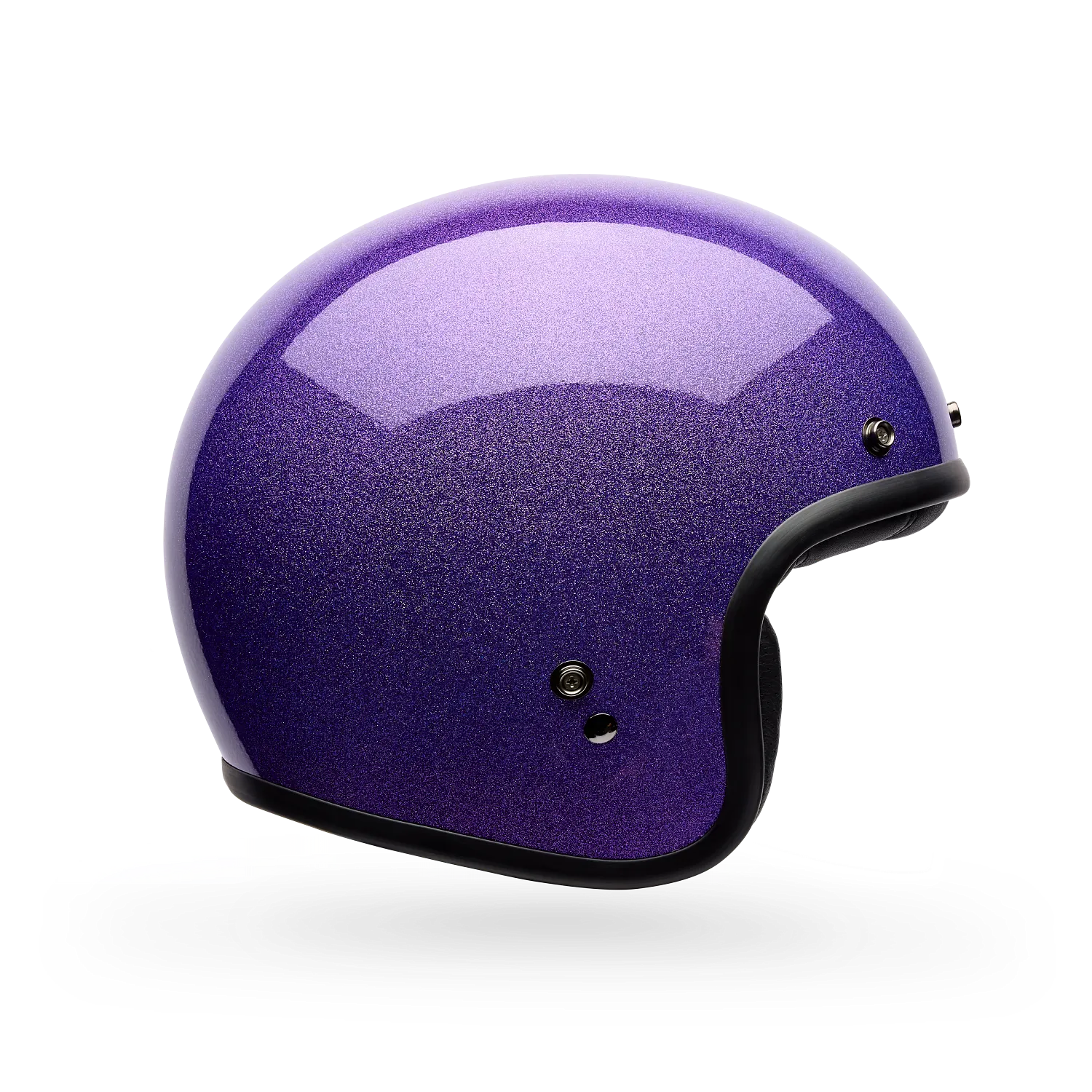 Bell Helmets Custom 500 Helmets – Purpleple Flake - Retro StYELLOWe