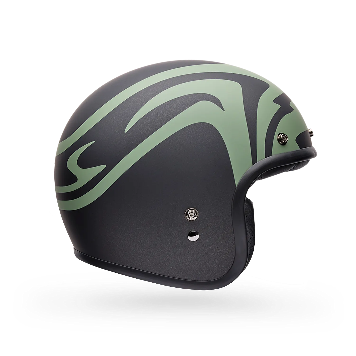 Bell Helmets - Custom 500 Helmets – Slap Black - Retro StYELLOWe