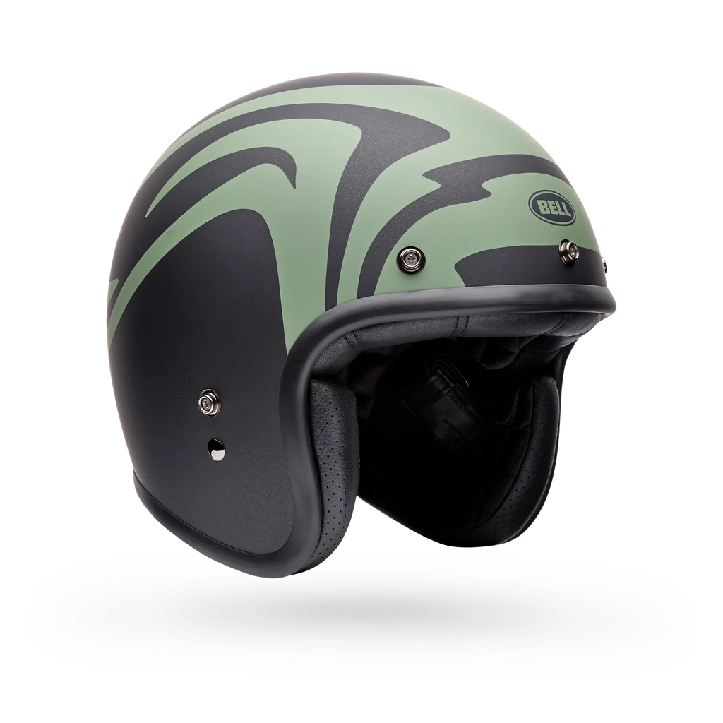 Bell Helmets - Custom 500 Helmets – Slap Black - Retro StYELLOWe