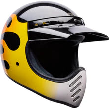 Bell Helmets - Moto-3 Helmet – Flint Yellow/Black Flame