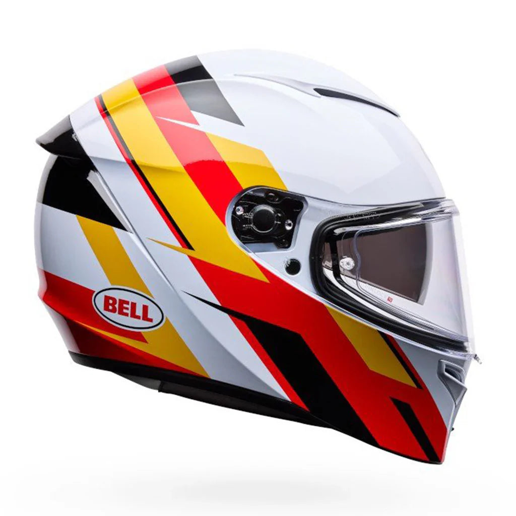 Bell Helmets Lithium Nova White/Red Full-Face Helmet