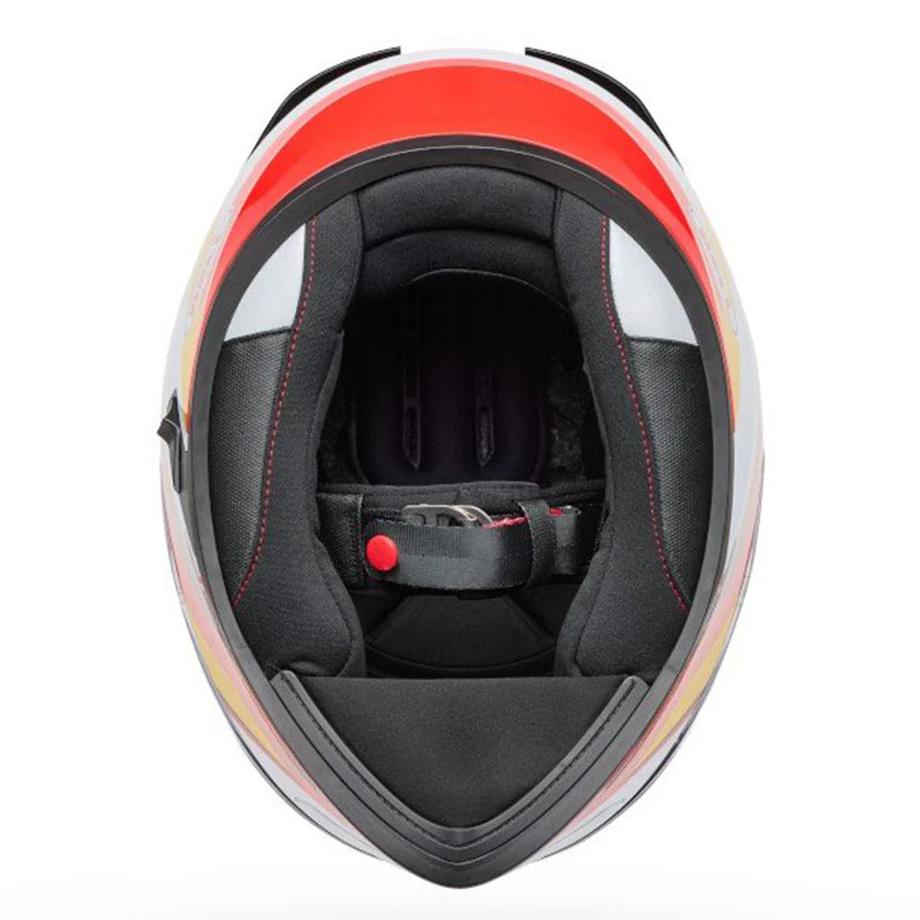 Bell Helmets Lithium Nova White/Red Full-Face Helmet