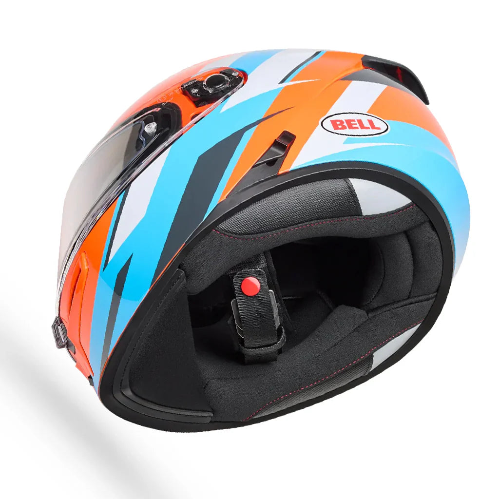 Bell Helmets Bell Lithium Nova Orange/Blue Full-Face Helmets