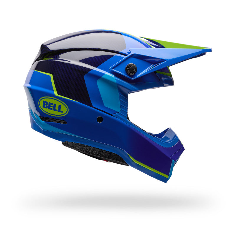 Bell Moto-10 GP Vector [FRQ Blue] Helmet