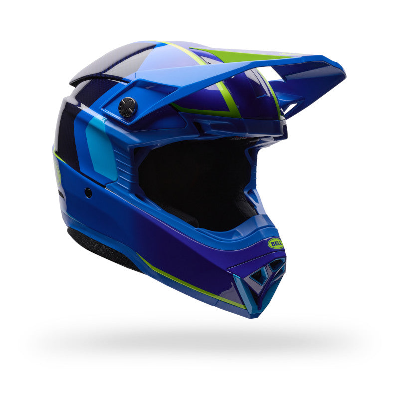 Bell Moto-10 GP Vector [FRQ Blue] Helmet