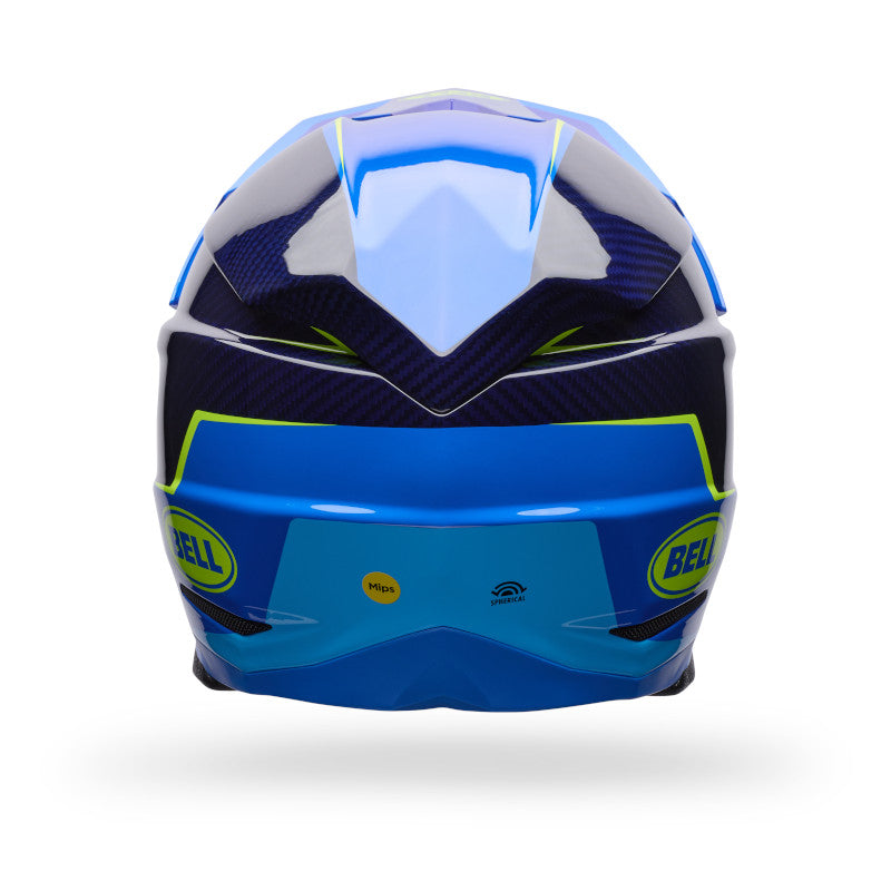 Bell Moto-10 GP Vector [FRQ Blue] Helmet