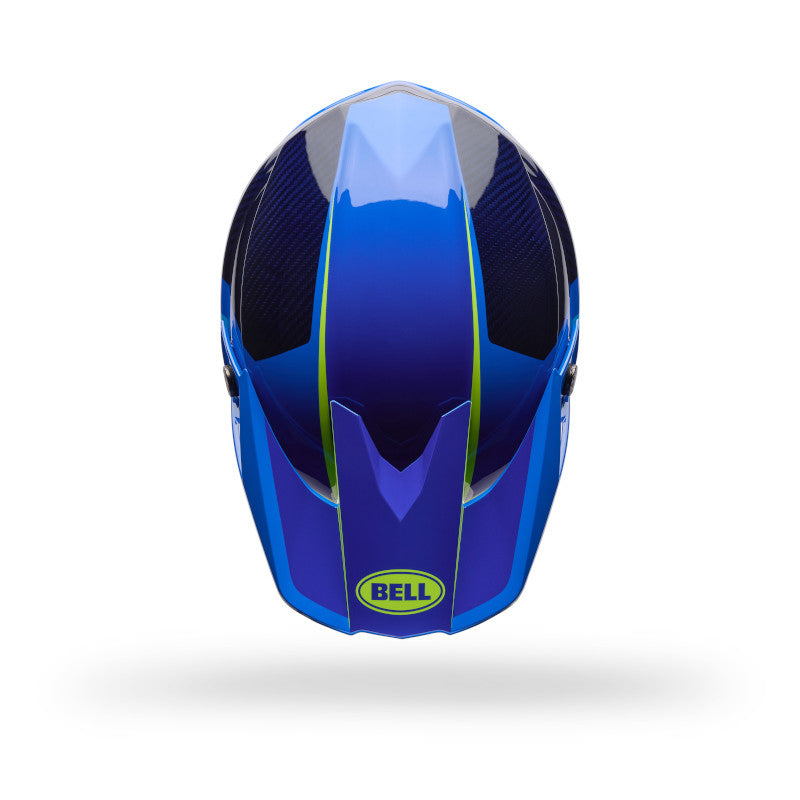 Bell Moto-10 GP Vector [FRQ Blue] Helmet