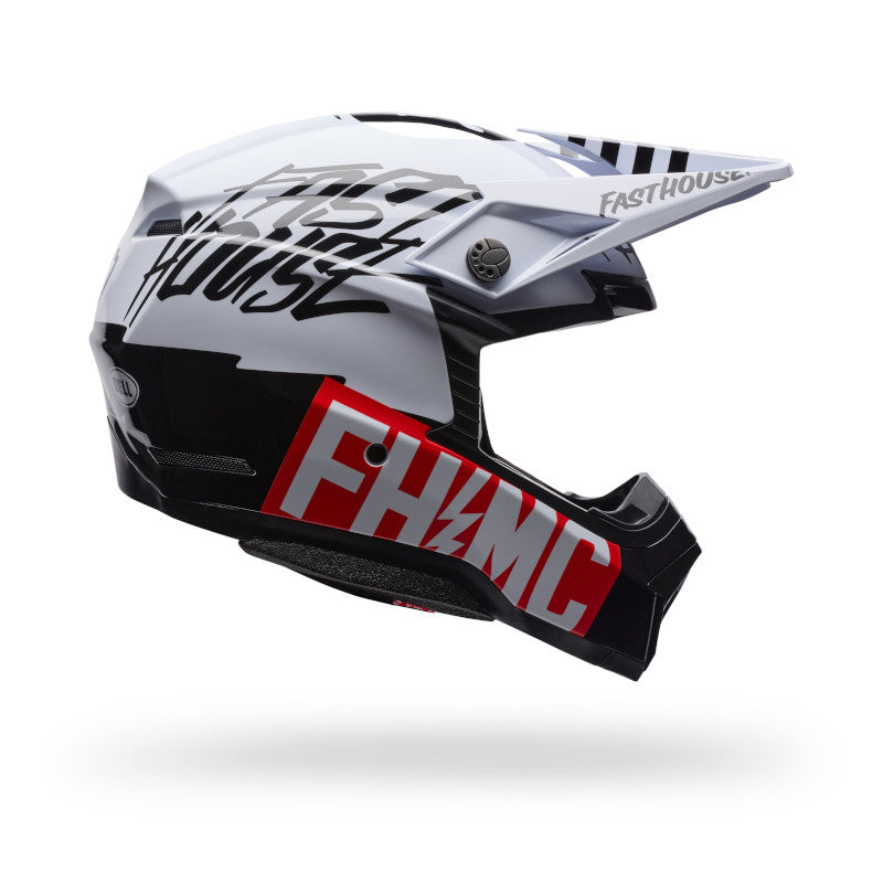 Bell Moto-10 MIPS Fhmc DOT/ECE [White/Black] Helmet