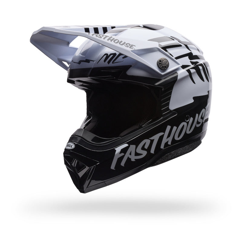Bell Moto-10 MIPS Fhmc DOT/ECE [White/Black] Helmet