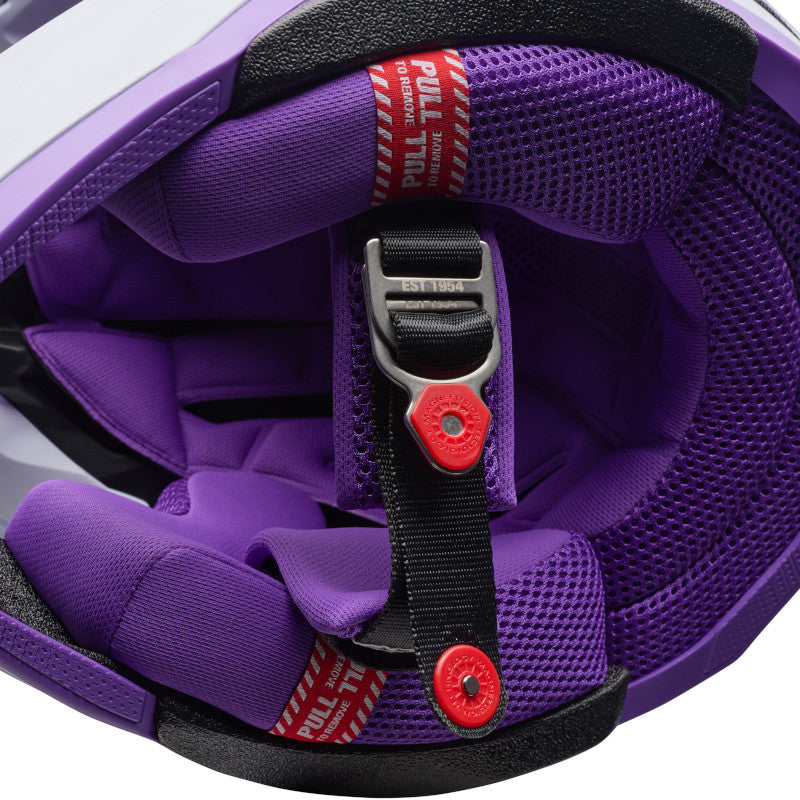 Bell Moto-10 MIPS Purple Da SE DOT/ECE [Purple/White] Helmet