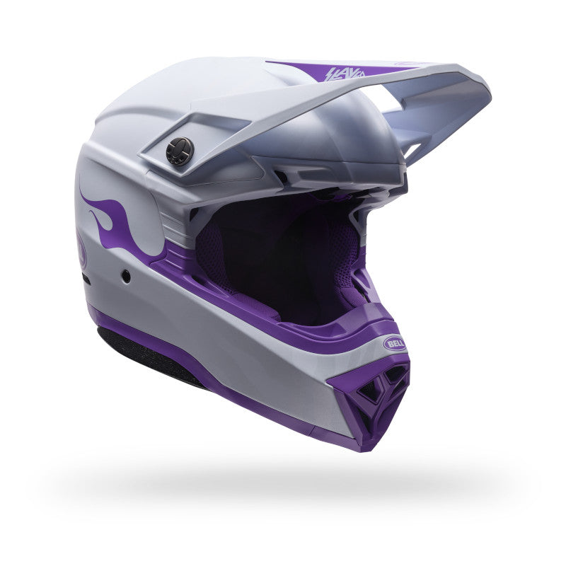 Bell Moto-10 MIPS Purple Da SE DOT/ECE [Purple/White] Helmet