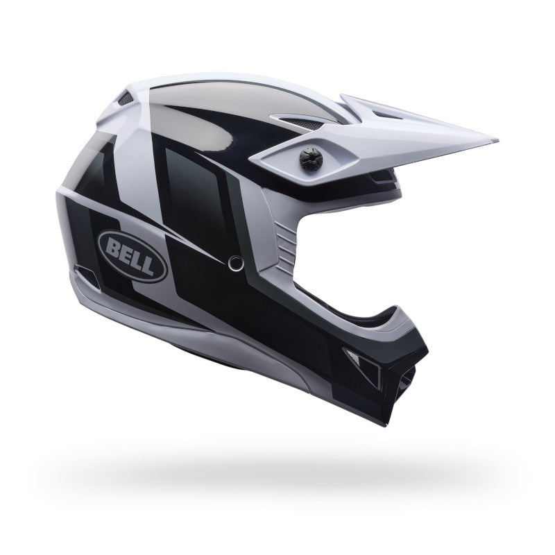 Bell MX-10 MIPS Spiral DOT/ECE [Black/White] Helmet