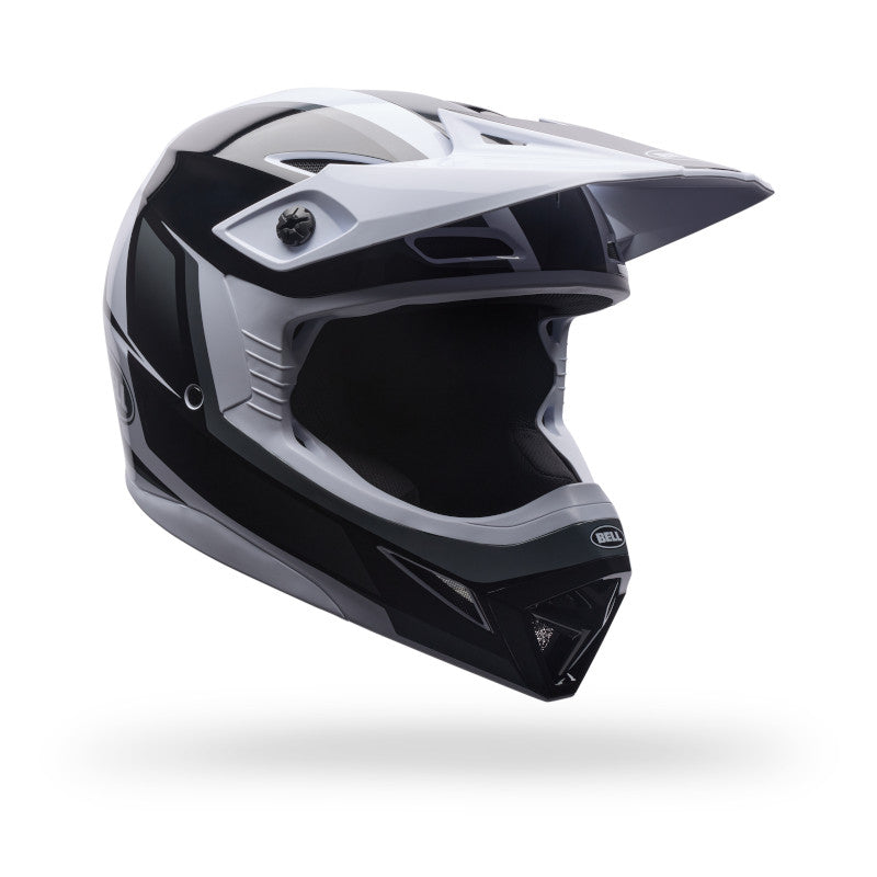 Bell MX-10 MIPS Spiral DOT/ECE [Black/White] Helmet